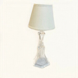 𝅺CLEAR Glass Tea Candle Holder And Shade